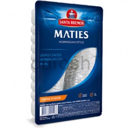 Santa Bremor Matias XXL Selected Pickled In Oil Herring Pieces 260g