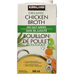 Kirkland Signature Organic Chicken Broth 6 X 946 ml 6