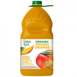 Grown Right Organic Mango Orange Juice