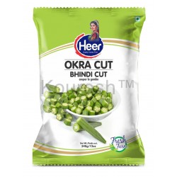 Heer - Frozen Okra - Bhindi Cut, 908 Gram