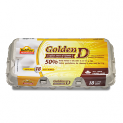 GoldEgg Golden D Vitamin D Enriched 18 Large Eggs